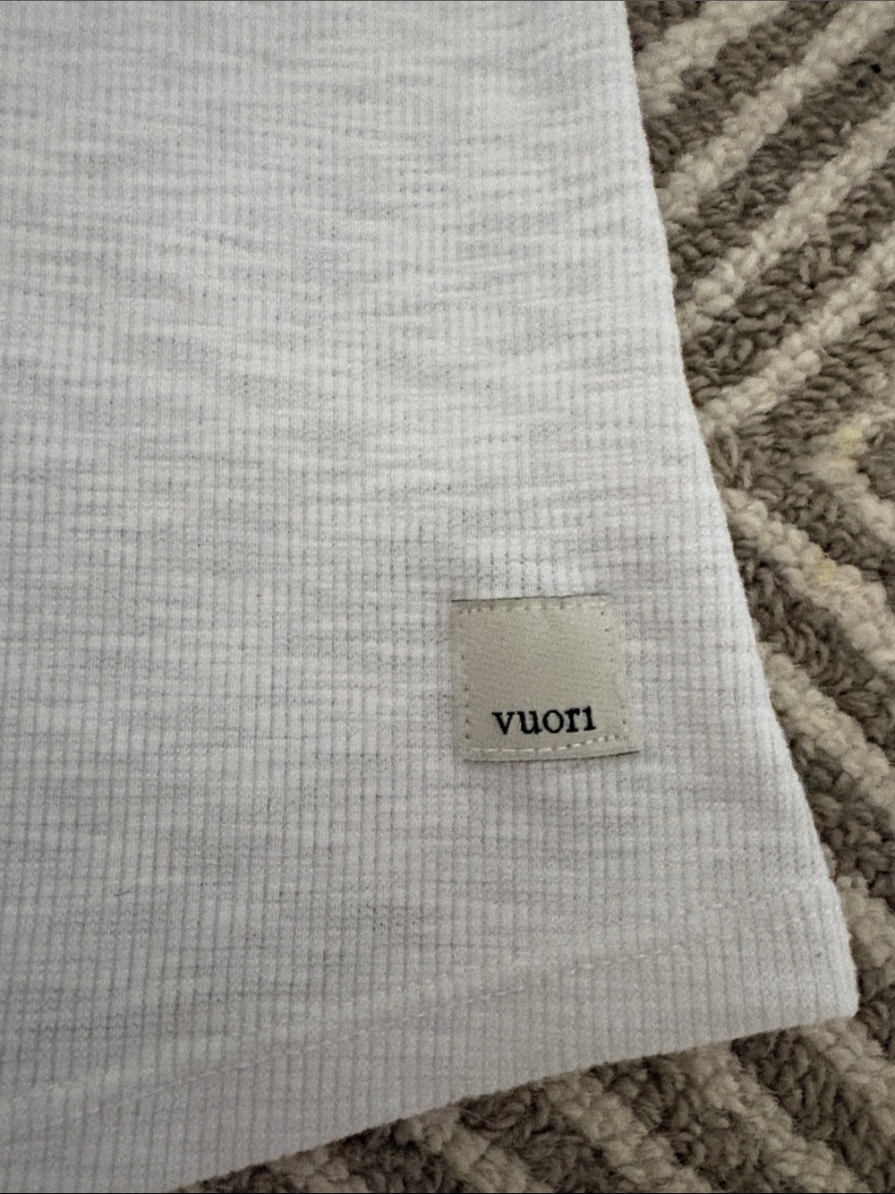 Vuori White Racerback Performance Tank - Picture 3 of 3